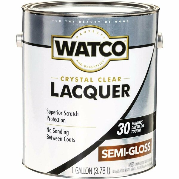 Watco Clear Semi-Gloss Gallon 350 Sq. Ft./Gal. Lacquer 63131